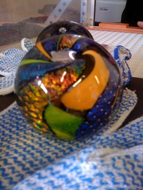 Dichroic Glass Paperweight
