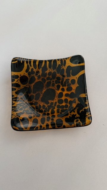 Amber Leopard Mini-Plate