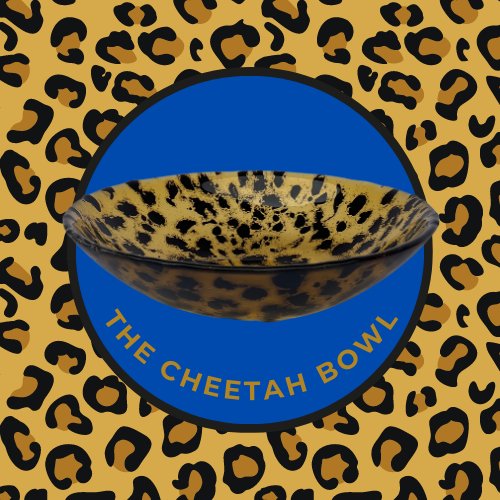 Cheetah Bowl — Glass — B010