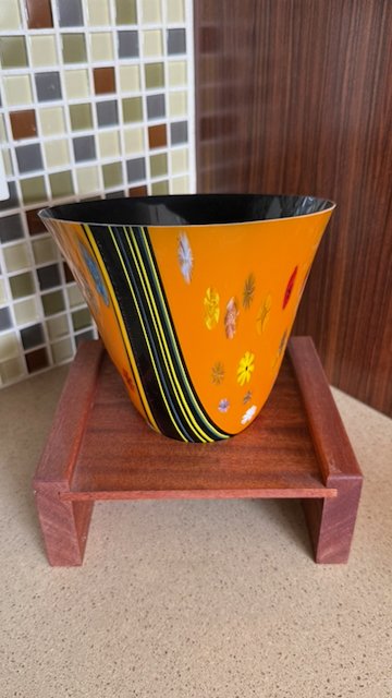 Marigold Confetti Vase