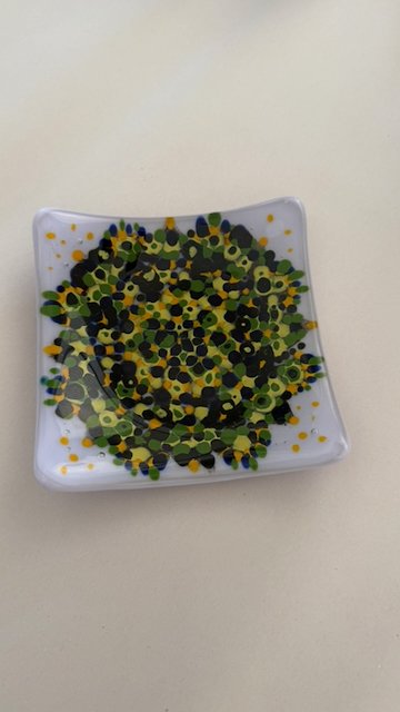Mossy Pointillist Mini-Plate