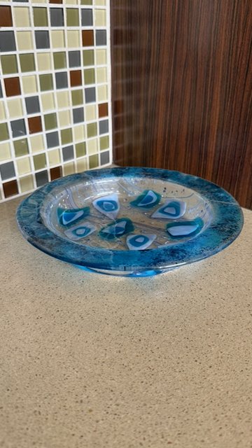 Tidepool Iridescent Plate — view 2